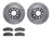 Dynamite Friction 7502-42040 Disc Brake Kit - Front
