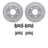 Dynamite Friction 7502-47070 Disc Brake Kit - Rear