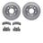 Dynamite Friction 7502-48117 Disc Brake Kit - Front