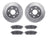 Dynamite Friction 7502-48310 Disc Brake Kit - Rear