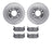 Dynamite Friction 7502-54042 Disc Brake Kit - Rear