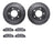 Dynamite Friction 7502-54080 Disc Brake Kit - Front