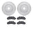Dynamite Friction 7502-54100 Disc Brake Kit - Front