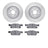Dynamite Friction 7502-55004 Disc Brake Kit - Front