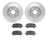 Dynamite Friction 7502-58036 Disc Brake Kit - Rear
