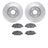 Dynamite Friction 7502-58037 Disc Brake Kit - Rear