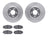 Dynamite Friction 7502-59247 Disc Brake Kit - Front