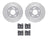 Dynamite Friction 7502-63027 Disc Brake Kit - Rear