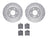Dynamite Friction 7502-63034 Disc Brake Kit - Rear