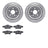 Dynamite Friction 7502-63107 Disc Brake Kit - Rear