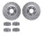 Dynamite Friction 7502-63152 Disc Brake Kit - Front