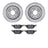 Dynamite Friction 7502-65015 Disc Brake Kit - Rear