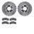 Dynamite Friction 7502-72016 Disc Brake Kit - Front