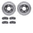 Dynamite Friction 7502-72027 Disc Brake Kit - Front