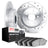 Dynamite Friction 7502-73088 Disc Brake Kit - Rear