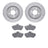 Dynamite Friction 7502-74011 Disc Brake Kit - Front
