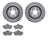 Dynamite Friction 7502-74012 Disc Brake Kit - Front