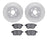Dynamite Friction 7502-75026 Disc Brake Kit - Rear