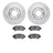 Dynamite Friction 7502-80072 Disc Brake Kit - Rear