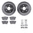 Dynamite Friction 7512-01006 Disc Brake Kit - Rear