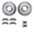 Dynamite Friction 7512-02139 Disc Brake Kit - Rear