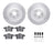 Dynamite Friction 7512-20020 Disc Brake Kit - Rear