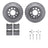 Dynamite Friction 7512-27009 Disc Brake Kit - Rear
