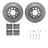 Dynamite Friction 7512-27010 Disc Brake Kit - Rear