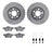 Dynamite Friction 7512-27030 Disc Brake Kit - Front