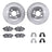 Dynamite Friction 7512-32008 Disc Brake Kit - Rear