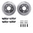 Dynamite Friction 7512-40067 Disc Brake Kit - Front