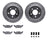 Dynamite Friction 7512-40278 Disc Brake Kit - Rear