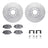 Dynamite Friction 7512-45031 Disc Brake Kit - Front