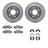 Dynamite Friction 7512-48035 Disc Brake Kit - Rear