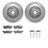 Dynamite Friction 7512-48147 Disc Brake Kit - Front