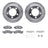 Dynamite Friction 7512-54020 Disc Brake Kit - Front
