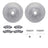 Dynamite Friction 7512-54023 Disc Brake Kit - Front