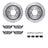 Dynamite Friction 7512-54228 Disc Brake Kit - Rear
