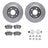 Dynamite Friction 7512-55138 Disc Brake Kit - Rear