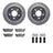 Dynamite Friction 7512-56076 Disc Brake Kit - Rear