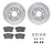 Dynamite Friction 7512-58012 Disc Brake Kit - Rear