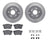 Dynamite Friction 7512-59041 Disc Brake Kit - Rear