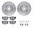 Dynamite Friction 7512-67018 Disc Brake Kit - Rear