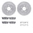 Dynamite Friction 7512-68002 Disc Brake Kit - Rear