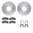 Dynamite Friction 7512-72046 Disc Brake Kit - Front