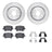 Dynamite Friction 7512-73070 Disc Brake Kit - Rear
