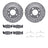 Dynamite Friction 7512-74024 Disc Brake Kit - Front