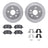 Dynamite Friction 7512-76120 Disc Brake Kit - Rear