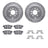 Dynamite Friction 7512-80070 Disc Brake Kit - Rear
