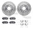 Dynamite Friction 7512-80076 Disc Brake Kit - Rear